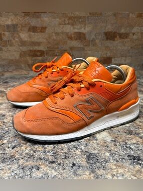 Concepts x New Balance 997 Luxury Goods M997TNY Orange Suede Men's Size 10